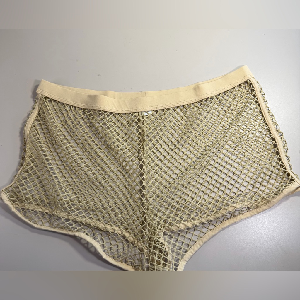 Nwot Tan Mesh Swim Shorts Size Xl New Without Tags